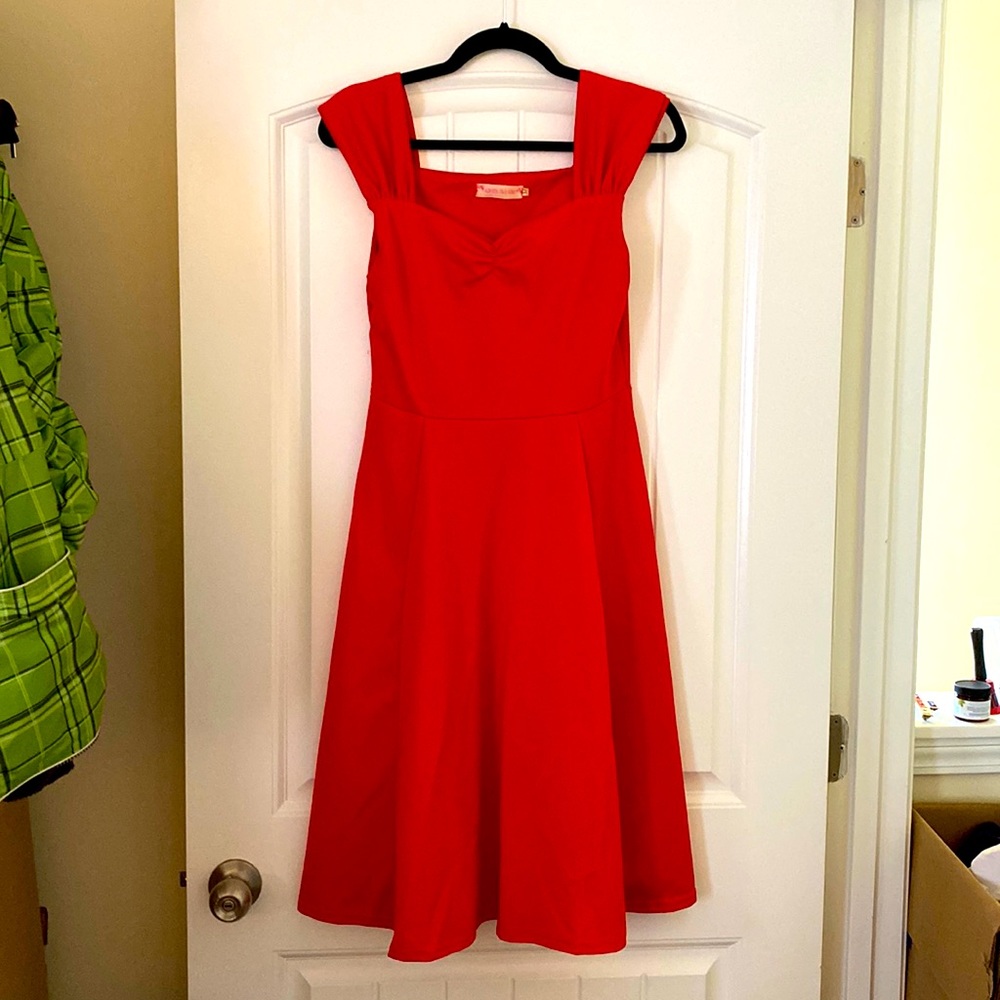 Red Vintage Dress
